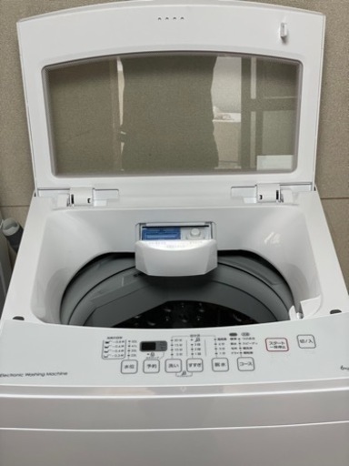 送料・設置込み　洗濯機　6kg NITORI 2019年