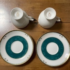 ナルミ　カップアンドソーサー　カレス　カップ＆ソーサー　ボーンチャイナ　薔薇の画像