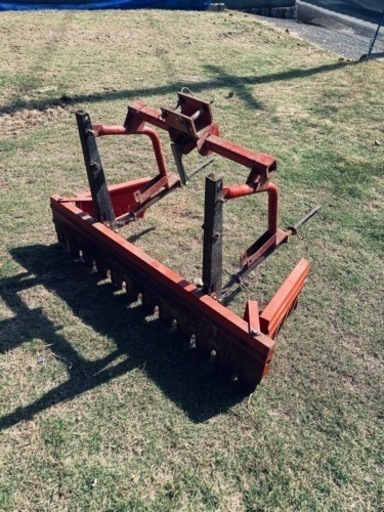 ヤンマートラクター用　整地板代かきアタッチメント