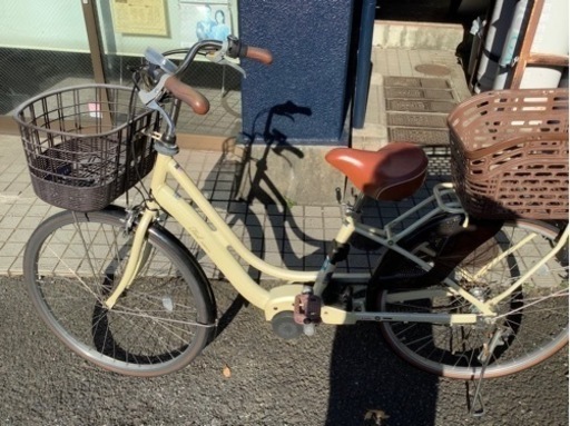 26インチ電動アシスト自転車エナシスフィール専門店洗車5000円済み