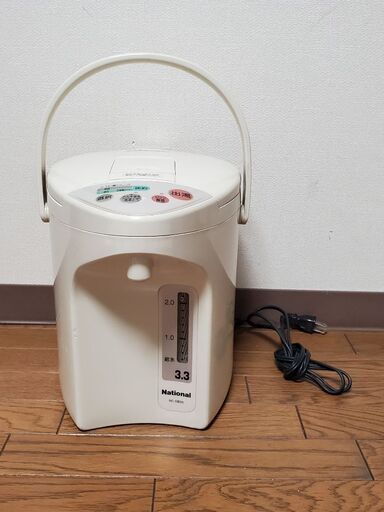 ナショナル マイコン 沸騰ジャーポット NC-DB33 電気ポット 3.3L