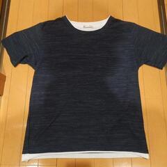 メンズTシャツ　ネイビー　Lサイズ