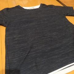 メンズTシャツ　ネイビー　Lサイズの画像