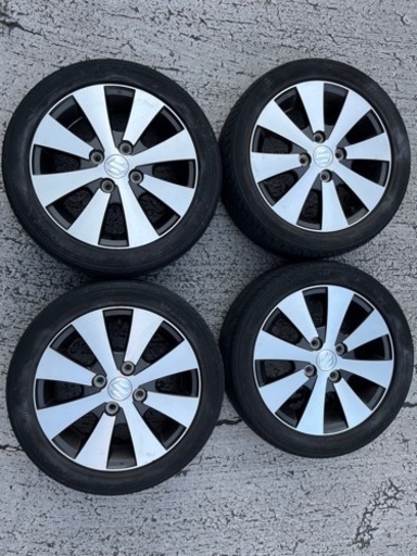 ワゴンRスティングレー スズキ純正 アルミホイール 14インチ 4.5J +50 100-4H