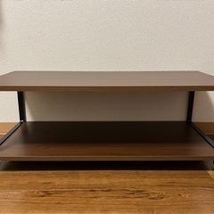 キャスター付きテレビ台　ローボード