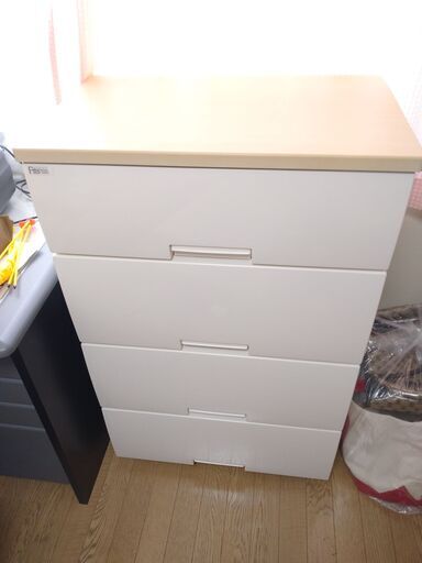 Fits　フィッツ　天馬　深型　チェスト　クローゼット　収納ケース　衣装ケース　完成品　4段