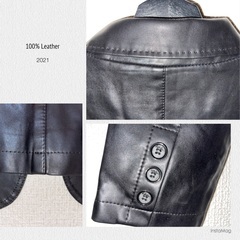 [新品] 値下げ交渉可！上質を格安で！ 今年の寒い時期は100%本革ジャケット!の画像