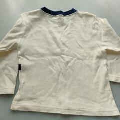 電車 長袖Tシャツ 95の画像