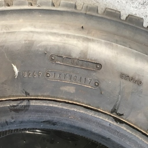 【終了】スタッドレス「225/80R17.5」