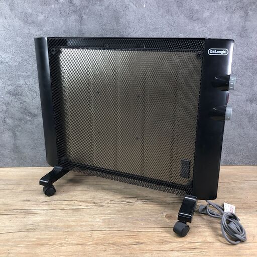 11/28終ST DeLonghi デロンギ マイカパネルヒーター HMP900J-B 黒 ブラック 暖房器具 菊倉RH