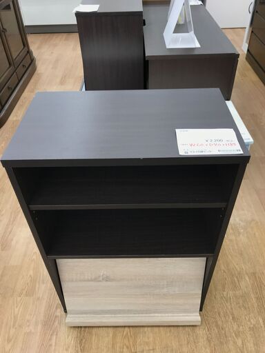 ★ジモティ割あり★  収納棚 茶 H85×W60×D40 クリーニング済み KJ3385