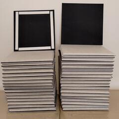 【中古】遮音シート（黒）＆吸音パネル（ライトベージュ）