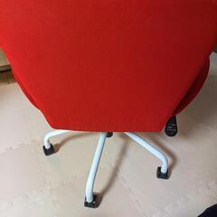 廃盤品　フランフラン スワン　チェアー　レッドの画像