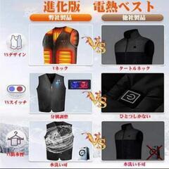 電熱ベストUSB給電 3段階温度調整 速暖 加熱ベスト　④の画像
