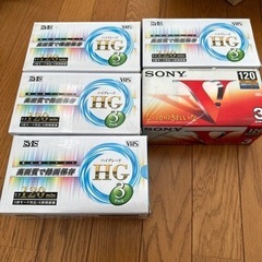 未使用VHSテープ15本