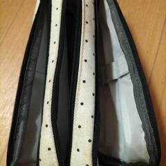 化粧ポーチを文具入れにしてた