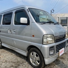 🉐【支払総額26万円】車検令和6年11月 上級グレード！エブリィワゴン ジョイポップターボPZ キーレス 純正アルミ AA評価4点でかなりオススメです★の画像