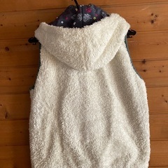 お値下げ🍀超カワイイ❣️リバーシブルベスト　160の画像