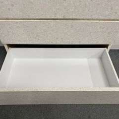 LOWYA/ロウヤ ハイチェスト エミージュ テラゾー柄 5段チェスト フルスライドドレール タンス 収納家具 中古家具 店頭引取歓迎 R7655の画像