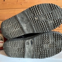 あったかブーツ黒　22cmの画像
