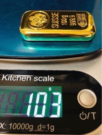 ゴールドバー CREDIT SWISS 100g スイス銀行  スイスクレジット インゴット 24金  24K Gold コイン コレ