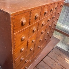 昭和　家具　小物収納箪笥の画像