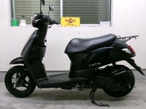 ★原付★2015年スズキ レッツ(CA4AA）★後タイヤ新品★北大阪★検)ズーマーディオモンキージョグビーノアドレスクーピートゥデイジョルノ