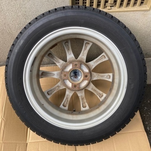 【バリ山・溝】ハスラー 冬タイヤ ブリジストン  165 60 R15 ブリザック