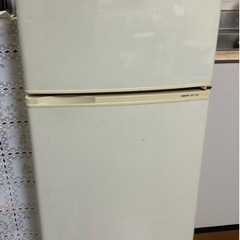 【引取限定】2ドア冷凍冷蔵庫　古いため霜が出やすいです