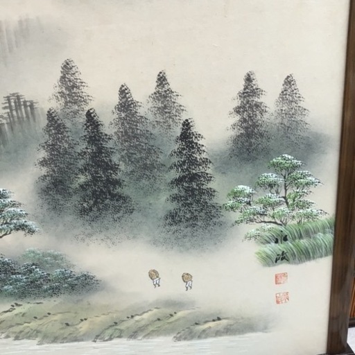 衝立　山水絵　取り換え 葦付 衝立 山水絵 取り換え 葦付 【公式通販】
