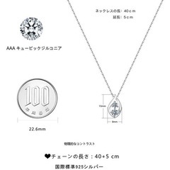 新品⭐️ レディース ネックレス アレルギー対応 シルバー925 シンプル ジュエリーの画像