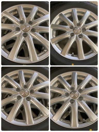 ??美品！バリ溝‼️2022年スタッドレス‼️プリウス等‼️195/65R15‼️??