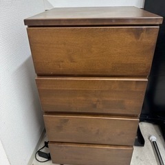 sj89 茶色　４段の引き出し