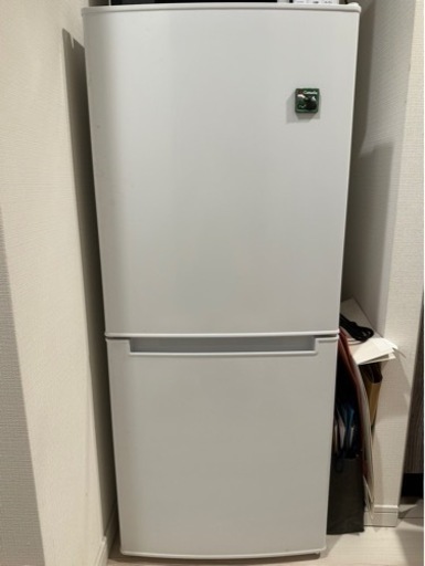 【2ドア　冷蔵庫】ホワイト　106L (冷蔵室73L 冷凍室33L)