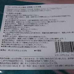 NISSAY    フリースブランケット　パワーチャージ       値下げしましたの画像