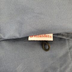 ★ジモティ割あり★ Hilander 簡易ベッド ネイビー H48×D200×W78 クリーニング済み TK754の画像