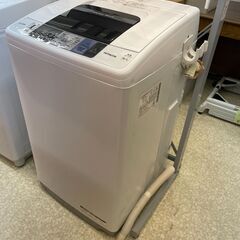 日立 全自動電気洗濯機 NW-70A 7.0kg 2017年 幅57.7cm奥行53.5cm高さ98.6cm 説明欄必読