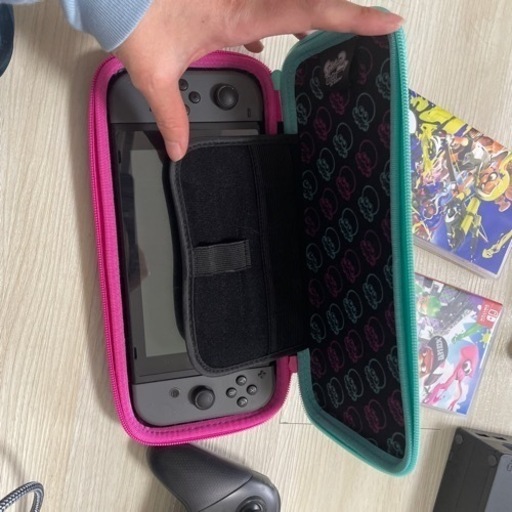 Switch プロコンとケースとソフト付き