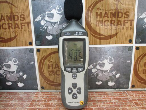 CEM　DT-8851　騒音測定機　中古品　画面にじみ有り　【ハンズクラフト宜野湾店】