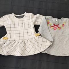 長袖ワンピース80〜90の画像