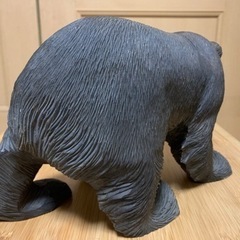 木彫りの熊 鮭 民芸品　の画像