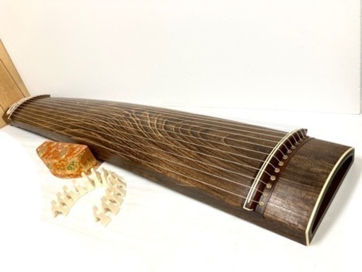 SOLD OUT！美品◆和琴◆13弦 蒔絵あり 琴柱／口前カバー／丸袋／琴ケース付き 直接引き取り可能