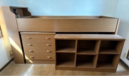 ※値段要相談　ロフト　ベッド　引き出し　収納　セット