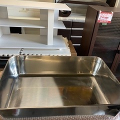 業務用ステンレス　角バット　取手あり　厨房用品の画像