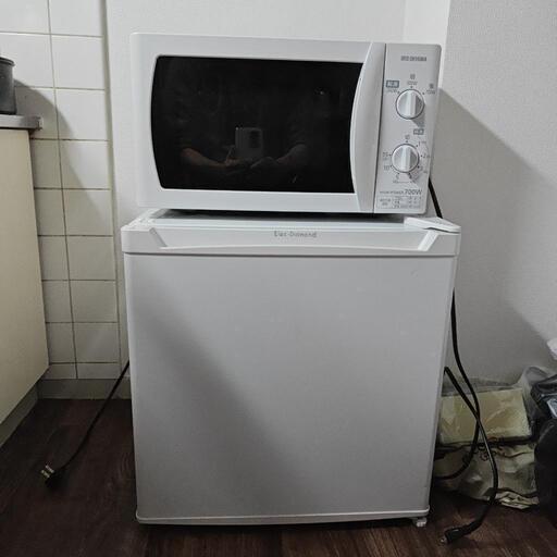冷蔵庫 電子レンジセット