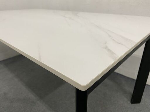 TOKYOinterior/トウキョーインテリア ダイニングセット4人掛け セラミックテーブル 大理石風 VEIN3 中古家具 店頭引