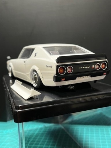 アオシマ　1/24ケンメリGTR完成品? Yahoo!オークション - ヤフオク 限定 アオシマ 1/24 ケンメリ2000GT-R 
