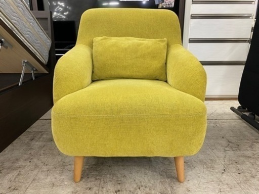 【愛品館 江戸川店】unico（ウニコ）1Pソファ+スツール ID:156-019390-007