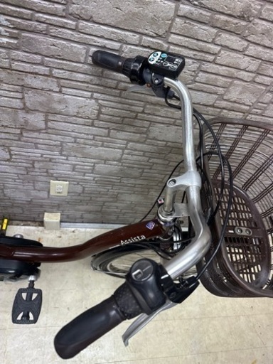 東京23区配達無料　新基準　ヤマハ　パスナチュラ　6.6Ah リチウム 電動自転車 中古 1825