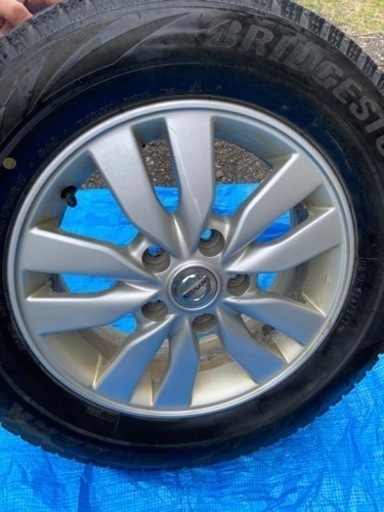 【今週末限定値下げ】195/65/15  ブリヂストン　VRX2   日産純正ホイール付き